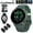Green, variant on Garmin 010-02985-00 VIVOACTIVE 6 Health & Fitness GPS Smartwatch, Black with Silicone Band Bundle with 2 Year Extended Warranty, Deco Essentials Silicone Dust Covers & 2x Screen Protector