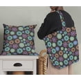 thumbnail image 5 of Soimoi Gray Modal Satin Fabric Multicolor Mandala Printed Craft Fabric by the Yard 42 Inch Wide, 5 of 5