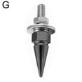 thumbnail image 4 of M6 Threaded Tip Screws CNC Car Styling License Plate Bolts Washer Bo S5B6 C, 4 of 7