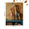 thumbnail image 3 of Bohemian Giraffe Canvas Print, Boho Animal Wall Art for Living Room Bedroom Dining Room Office Nursery Playroom Kitchen Decor, 3 of 8