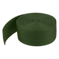Uxcell Lightweight Polypropylene Webbing Strap 3.8cm 5 Yard Backpack Strapping Band Army Green for Cargo Straps