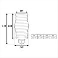 thumbnail image 5 of Antenna Spring Mount Flag Light Spring 1/2 Inch Spring Mount CB Antenna Spring Base for Trucks Car RZR UTV ATV Can Am,1 * Antenna Spring Mount 1set * Mounting accessories,Black, 5 of 5