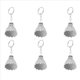 thumbnail image 1 of 6X Anillo Partido de Bolso de Badminton de Plastico Decoracion, 1 of 3