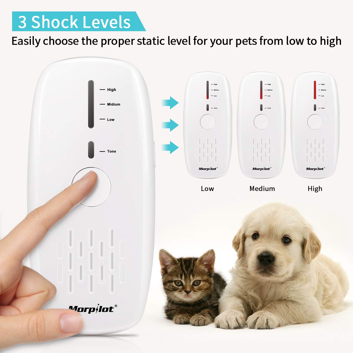 Morpilot Pet Shock Mat, 60 x 12 Inches Pet Training Mat for Dogs & Cats