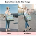 thumbnail image 5 of Fairy Tale Princess Castle Pattern Travel Tote Bags for Women Carry On,Large Weekender Bags for Women Travel,Multi Functional Duffle Bag for Work,Shopping,Sports, 5 of 5