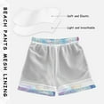 thumbnail image 3 of FORMRS Boys Swim Trunks Quick Dry Mesh Liner Boardshorts Sizes XS-XL, Watercolor Ice Cream Pattern, 3 of 7