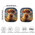 thumbnail image 4 of KUIFORTI Highland Cow Sunshade for Car Windshield Cover Sun Shade, Premium Reflective Material Blocks Heat, Shield Cover Block Heat and Sun UV Rays, 4 of 5
