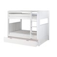 thumbnail image 4 of Camaflexi Twin over Twin Bunk Bed with Twin Trundle - Panel Headboard - White Finish, 4 of 4