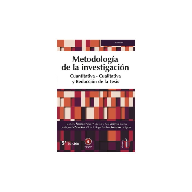 Metodología de la investigación Ediciones de la U 5ª Edición 9789587628760