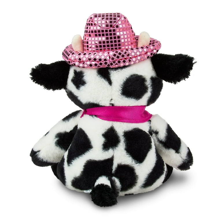 Way To Celebrate Disco Cowboy Cow Plush, 12 Inches photo 4