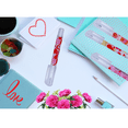 thumbnail image 5 of Valentine FSSTAM Valentines Day Mini Ballpoint Pens Set of 12, Valentine Themed Ball Point Pen Fine Point, Office Classroom Exchange Birthday Party Favors Stuffers Gifts, 1 Pack, 5 of 7