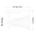 thumbnail image 6 of Z-Lite 4 Light Outdoor Wall Light, 6 of 8