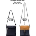 thumbnail image 3 of Solene Bolso Bandolera Mediano Ligero para Mujer con Borla, Bolsos Bandolera de Tamaño Perfecto para Uso Diario, Viajes, 3 of 5