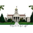 thumbnail image 1 of University of Iowa Campus Images Lithographie Imprimée, 1 of 1