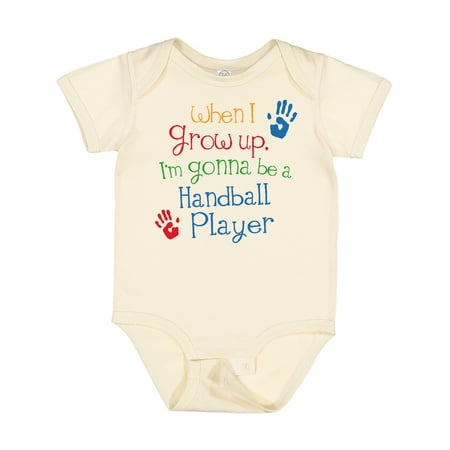 

Inktastic Handball Player Future Gift Baby Boy or Baby Girl Bodysuit