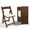 Brown, variant on VINGLI Wooden Folding Chairs with Cushion, Portable and Durable Foldable Seating for Indoor & Outdoor Events, 1 Pack