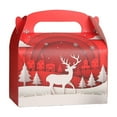 thumbnail image 2 of KTTECTOA Christmas Series Cardboard Gift Box 4 Pack Gift Packaging Box Candy Gift Box Handheld Gift Box Clearance Homen Supplies Canada Days Dorm Room Essential Homen Supplies, 2 of 6