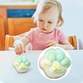 thumbnail image 3 of Jumbo Cat Paw Squishy Toy with Ultra-Soft Slow Rising Silicone Feel and Bow Design, Light Green, for Kids and Toddlers, Sensory Relaxation Squeeze Toy, 3 of 4