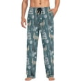 thumbnail image 3 of HPINK-T Xmas Wolf Pajama Pants for Men Pajama Bottoms Mens Pjs Sleep Lounge Pants with Pockets, 3 of 7