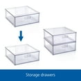thumbnail image 4 of Mainstays Clear Glossy Plastic Pull-Out Closet Drawer Large Size, Adult Size, 4 of 8