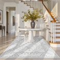 thumbnail image 1 of Boho Vintage Round Rug ft- Faux Wool Dreely Washable Area Rug Small Distressed Throw Rugs Floor Carpet for Door Mat Entryway Bedrooms Laundry (Round - ; Diameter Border ), 1 of 7