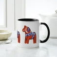thumbnail image 6 of CafePress - The Swedish Horse Mug - 11 oz Ceramic Mug - Novelty Coffee Tea Cup, 6 of 6