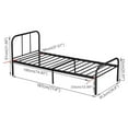 Voilamart Metal Twin Bed Frame No Box Spring Needed Single Bed with
