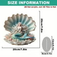 thumbnail image 3 of 2D Flat Acrylic Desktop Decor Romantic Home Ornament For Scratch Resistant Lightweight Compact Easy Wipe Clean Sleek Modern Look Desk Shelf Side Table Living Room Office Home Decor Ornaments, 3 of 5