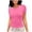 Pink, variant on T Shirts for Women Short Sleeves Crew Neck Basic Shirt Blue Summer Tops Women Clothing