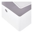 thumbnail image 2 of Caja Multiusos Mainstays Plástico con Tapa 12 Litros Blanco, 2 of 2