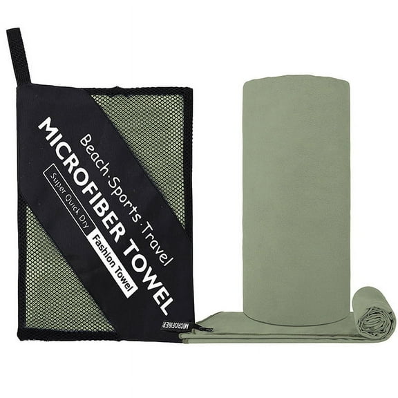 Microfiber Towel Perfect Travel & Gym & Camping Towel. Quick Dry - Super Absorbent - Ultra Compact - Lightweight. Suitable for Trip, Beach, Shower, Backpacking, Pool(16 × 31.5 in)