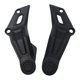 thumbnail image 2 of 2 piezas de paneles laterales de marco, cubiertas laterales de marco, accesorios de reparación elegantes para motocicletas Negro, 2 of 8