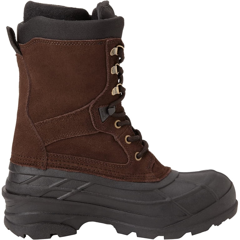 KAMIC NATION-PLUS WK0097 Men\'s SIZE 13  Brown and‎ Black Snow BOOTS LACE UP GUC NATION PLUS - Winter Boots - US Kamik 1898-QC.CA main image 3