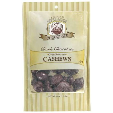 Mama Mellace's: Dark Chocolate Oven Roasted Cashews, 6 oz