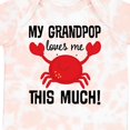 thumbnail image 4 of Inktastic My Grandpop Loves Me Crab Boys or Girls Baby Bodysuit, 4 of 5
