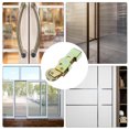 thumbnail image 4 of LOLIPPYY 3 Rouleaux Ronds Dorés pour Porte de Patio avec Roulement pour une Installation Facile Utilisation au Bureau 11.8X1.4X0.8in, 4 of 7
