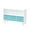 White+Blue, variant on Tcbosik Bookcase with 3 Collapsible Fabric Drawers, MDF Storage Bookshelf with Pine Legs for Home Organizer, 35.43"L x 11.02"W x 23.62"H (White+Gray)