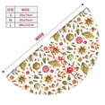 thumbnail image 3 of Yiaed Fall Fruits And Vegetables Print Christmas Tree Skirt , Tree SkirtsTree Mat for Christmas Winter Holiday Indoor Decorations-30", 3 of 7