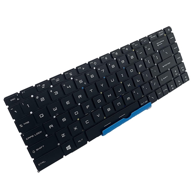 Clavier d'Ordinateur Portable Remplacer Accessoires d'Ordinateur Composants d'Entrée Ordinateur Portable Rétroéclairé Fonction Clavier Remplacement pour GS66