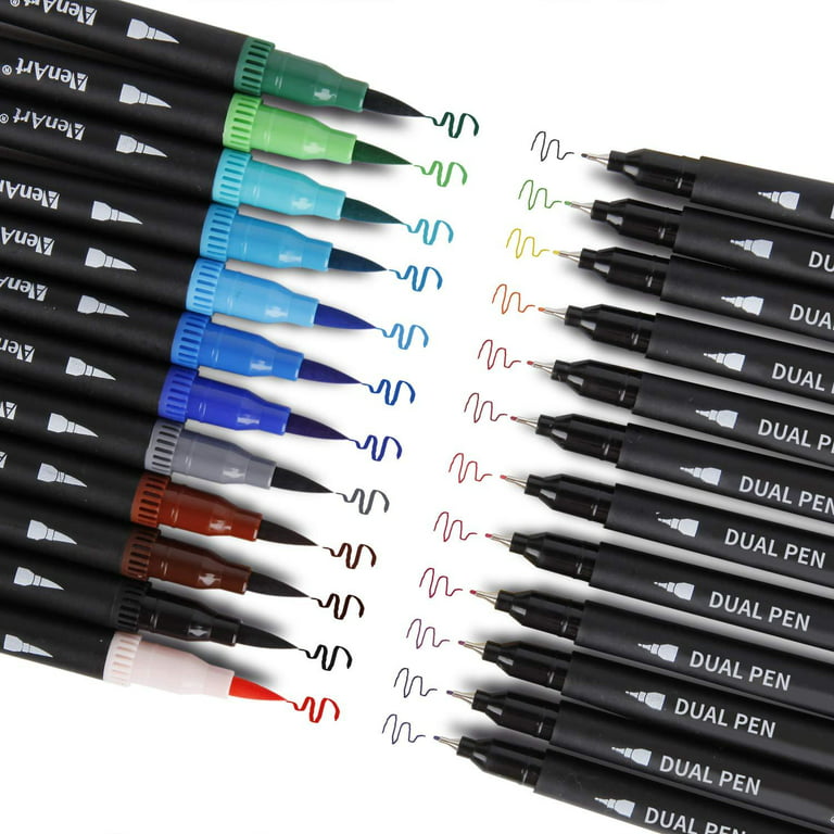 Pen + Gear Dual-Tip Markers, Fine Tip Marker and Chisel Tip