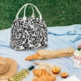 thumbnail image 3 of Inosoo Women's Leopard Fashion Water-Resistant Canvas Reusable Lunch Bag, 3 of 8
