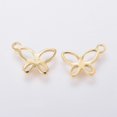 thumbnail image 2 of 20 pc 304 Stainless Steel Charms Butterfly Golden 11x7.5x0.8mm Hole: 1.2mm, 2 of 2