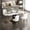 White, variant on Katboc 63in Rectangular Dining Table, Faux Marble Texture MDF Kitchen Table for 4-6 People, Dining Room & Apartment