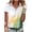 *Green, variant on VBVC Women's Golf Print Short Sleeve Collared Shirt,Ladies Quarter Zip Moisture Wicking Top,Summer Quick Dry Athletic Blouse For Women,Green,S-3XL