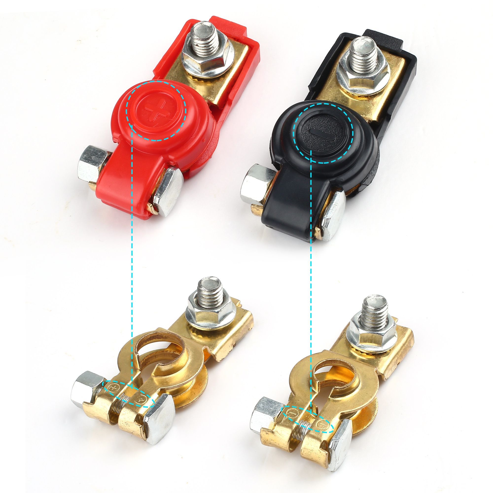 LotFancy 2 Pcs Battery Terminals Compatible with Nissan Altima 