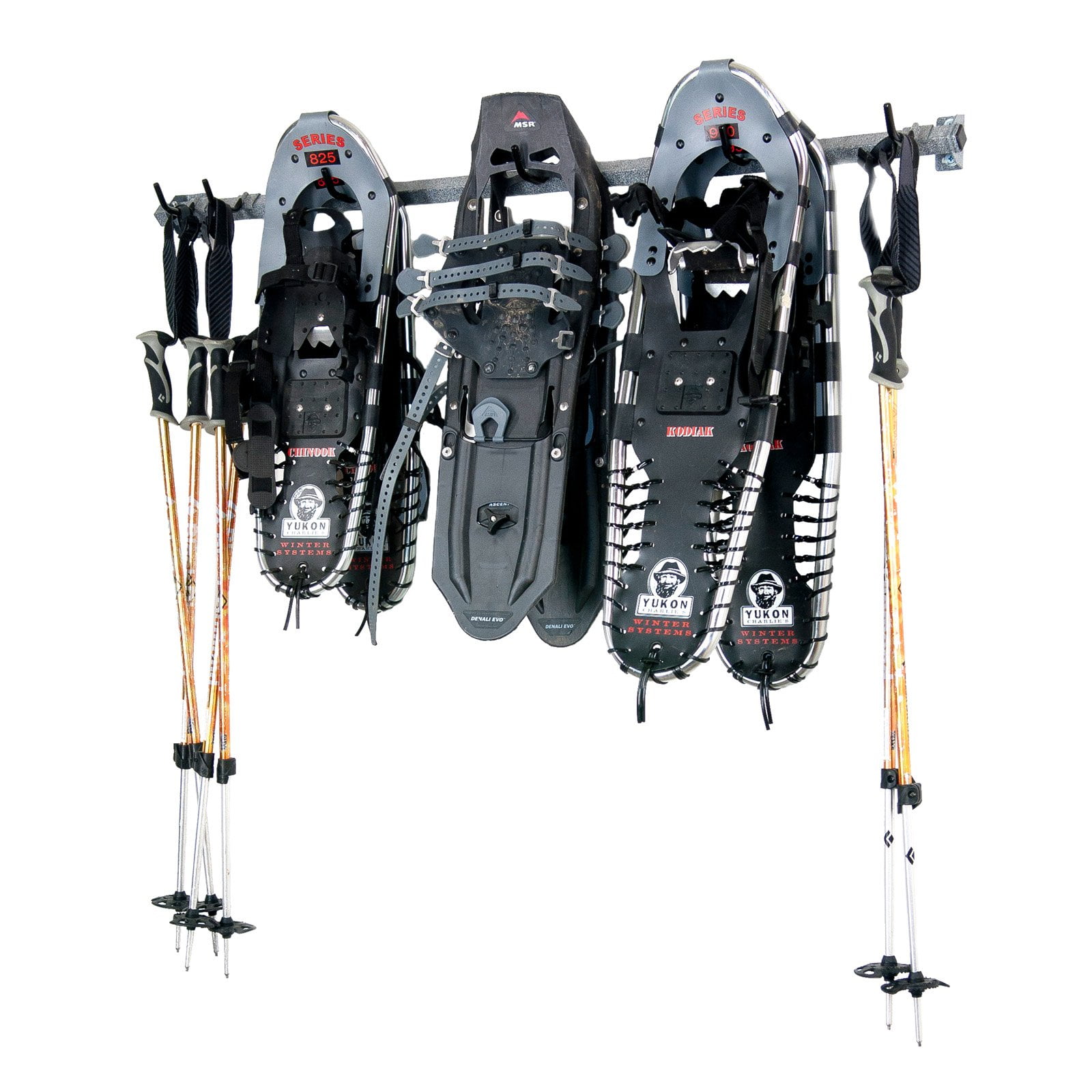 Monkey Bars Large Snowshoe Rack by Gorgeous Garage LLC