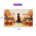 thumbnail image 5 of Happy Thanksgiving Doberman Pinscher Give Thanks Fall Beanie Scarf Welcome Doormat Doberman Dog Lover Gifts Indoor Outdoor Welcome Mat - 00020, 5 of 5