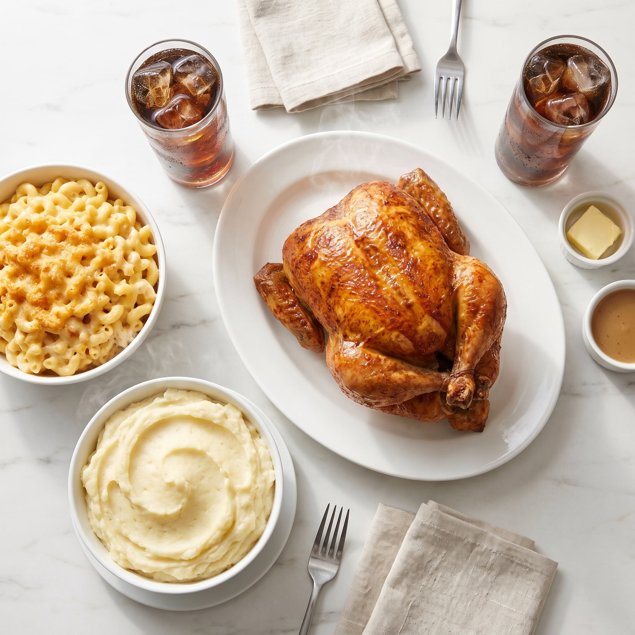 Rotisserie Chicken and Coca-Cola Meal Bundle