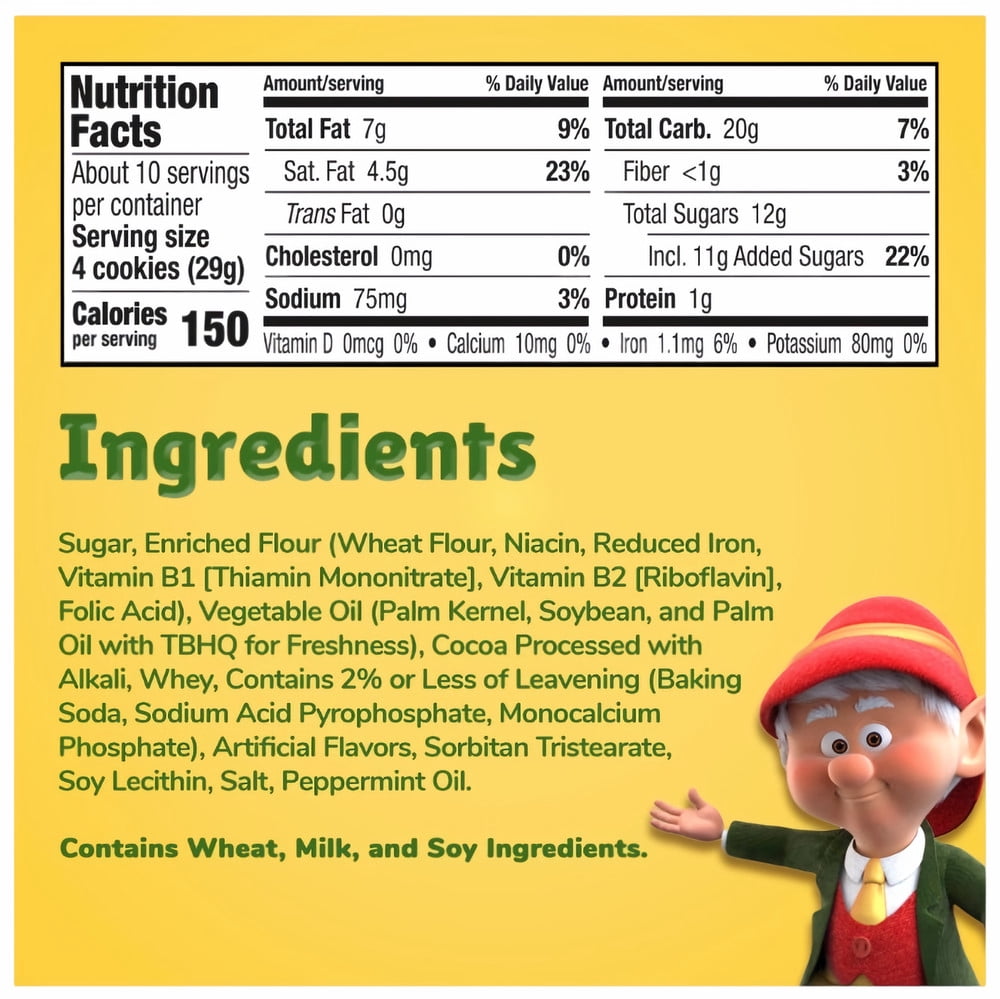 Keebler Fudge Mint Delights, Mint Cookies Dunked in Keebler Fudge, 10 oz (Pack of 8)