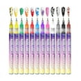 thumbnail image 2 of Fiudx Rotuladores para Decoración de Uñas, Juego de 12 Pinturas Acrílicas de Secado Rápido, Herramientas de Precisión, Detalles Exquisitos para Diseños Creativos, Manualidades Diy, Ideal para Princip, 2 of 6